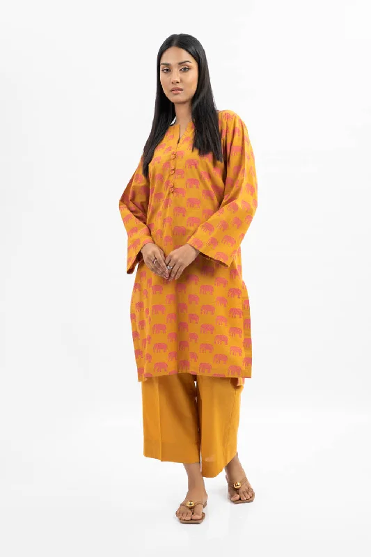 Latest Fashion 2 Pc Printed Yarn Dyed Outfit