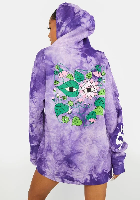 Timeless Women's Fashion Styles Home Grown Tie Dye Hoodie