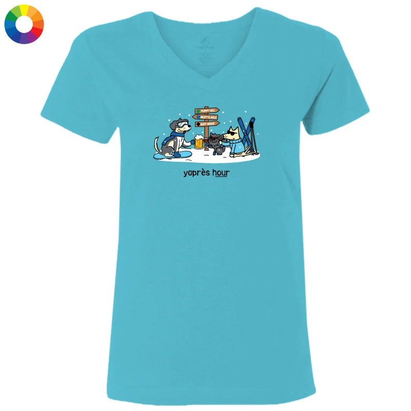 Women's Clothing Sale Online Yapres Hour - Ladies T-Shirt V-Neck