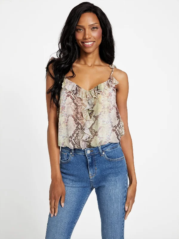 Women's Clothes And Apparel Tris Printed Bodysuit