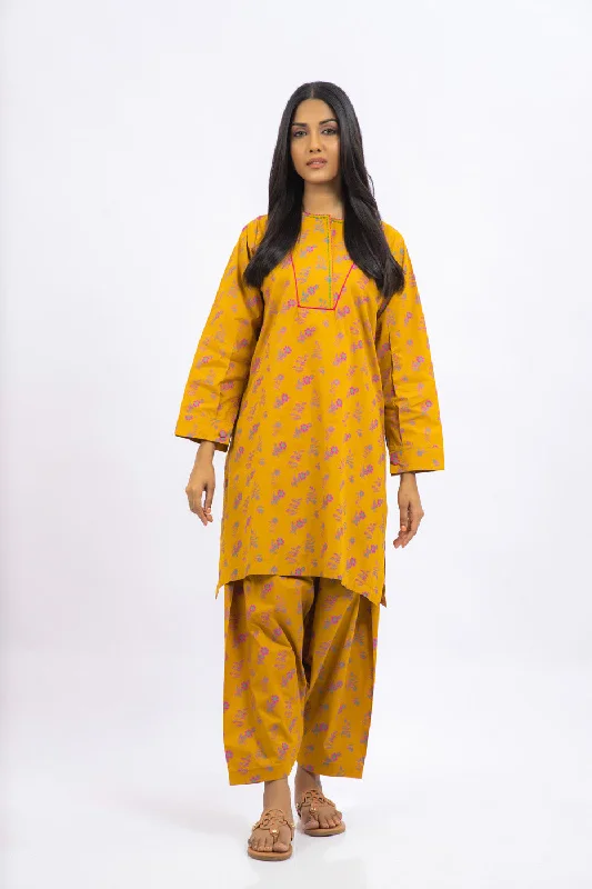 Women's Occasion Wear Apparel 2 Pc Printed Cambric Outfit