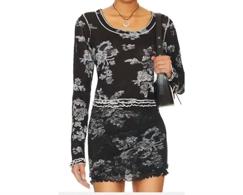Flash Sale Clothing Long Sleeve Garner Tee In Black