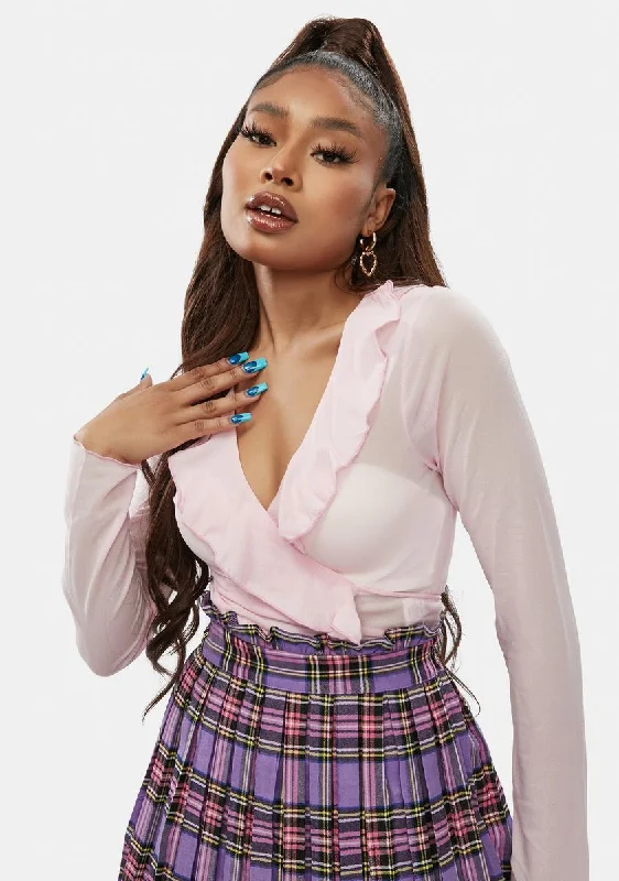 Elegant Women's Fashion Better Watch Me Long Sleeve Crop Top