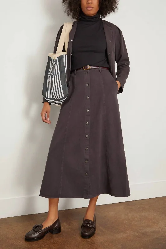 Trendy Fashion For Women Spence Skirt In Vintage Black