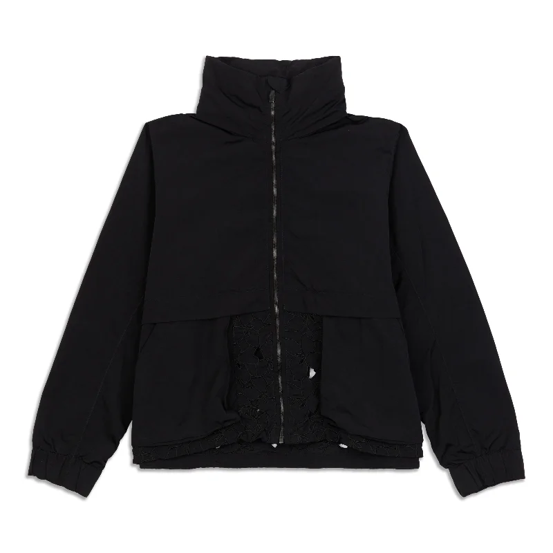 Women's Travel Apparel Graced With Lace Jacket - Resale