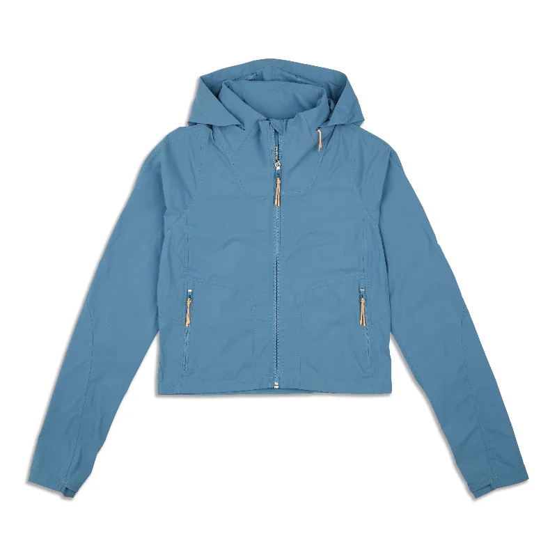 Elegant Women's Attire Stretch Packable Hiking Jacket - Resale