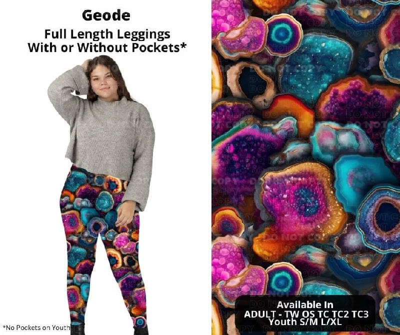 Wardrobe Upgrade Geodes Full Length Leggings w/ Pockets